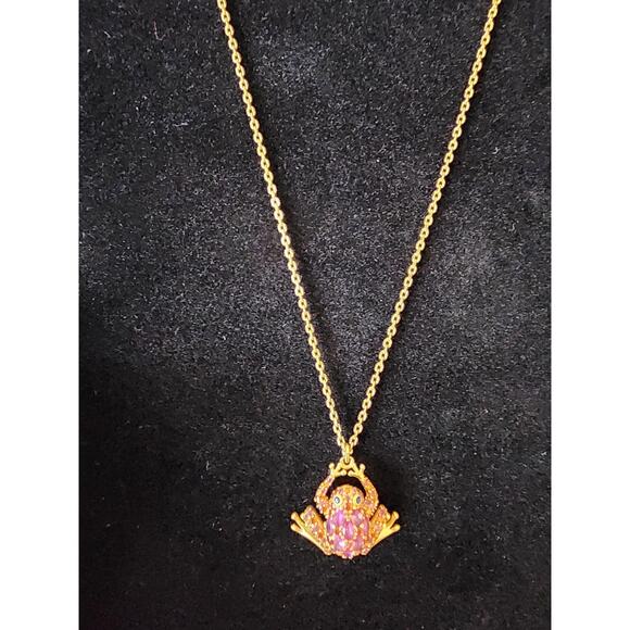 Kate Spade Take The Leap Frog Necklace - Picture 4 of 7